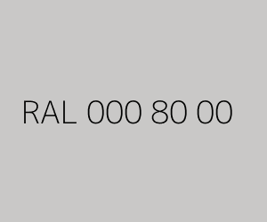 Renk RAL 000 80 00 