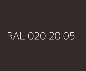 Renk RAL 020 20 05 