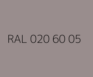 Renk RAL 020 60 05 