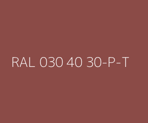 Renk RAL 030 40 30-P-T 