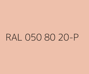 Renk RAL 050 80 20-P 