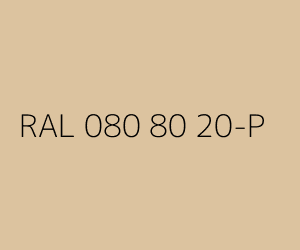 Renk RAL 080 80 20-P 