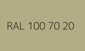 Renk RAL 100 70 20