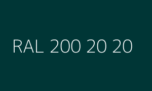 Renk RAL 200 20 20