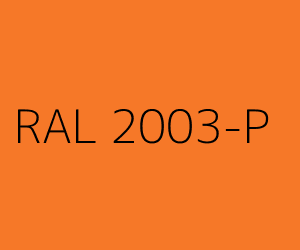 Renk RAL 2003-P PASTEL ORANGE