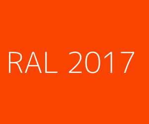 Renk RAL 2017 RAL ORANGE