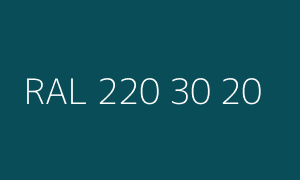Renk RAL 220 30 20