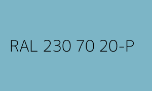 Renk RAL 230 70 20-P