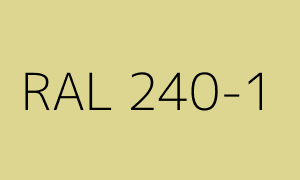 Renk RAL 240-1