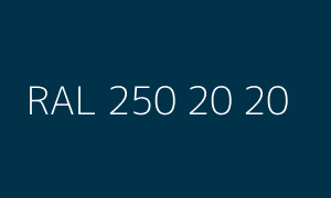 Renk RAL 250 20 20