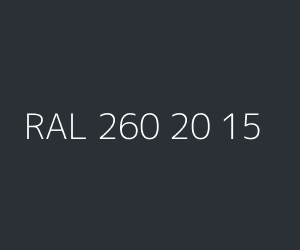 Renk RAL 260 20 15 