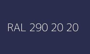 Renk RAL 290 20 20