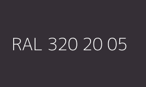 Renk RAL 320 20 05
