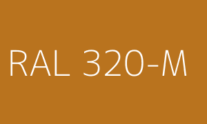 Renk RAL 320-M