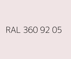 Renk RAL 360 92 05 