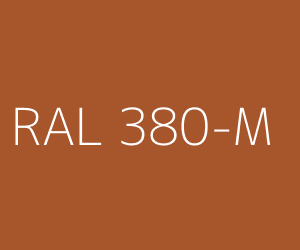 Renk RAL 380-M 