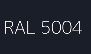 Renk RAL 5004