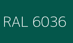 Renk RAL 6036