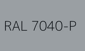 Renk RAL 7040-P