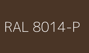 Renk RAL 8014-P