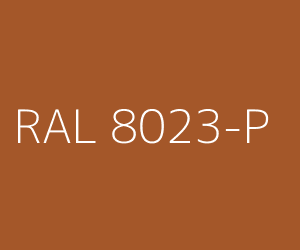 Renk RAL 8023-P ORANGE BROWN