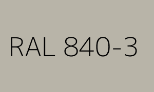 Renk RAL 840-3