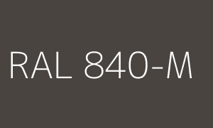 Renk RAL 840-M
