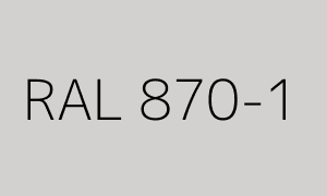 Renk RAL 870-1