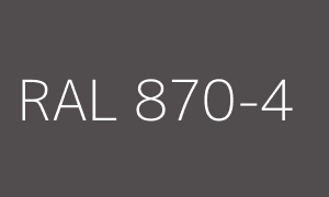 Renk RAL 870-4