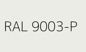 Renk RAL 9003-P