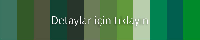 RAL Plastics P1 renkleri (yeşil tonları)